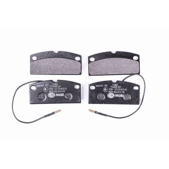 8DB 355 014-181 - Brake Pad Set, disc brake 