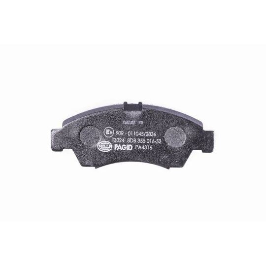 8DB 355 016-521 - Brake Pad Set, disc brake 