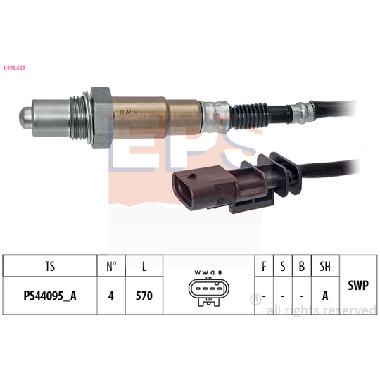 1.998.528 - Lambda Sensor 