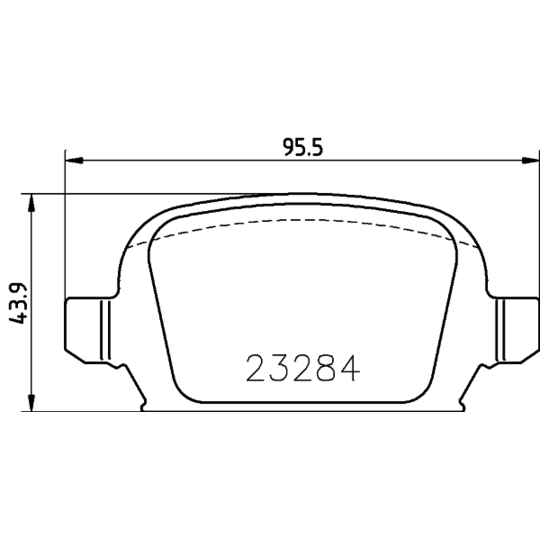 8DB 355 018-641 - Brake Pad Set, disc brake 