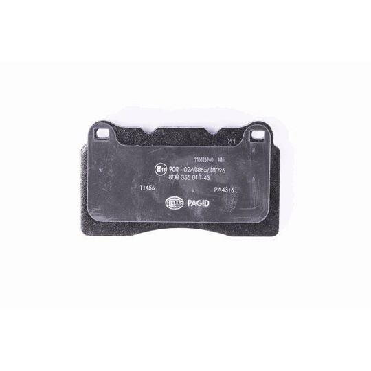 8DB 355 011-431 - Brake Pad Set, disc brake 