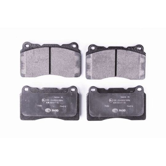 8DB 355 011-431 - Brake Pad Set, disc brake 