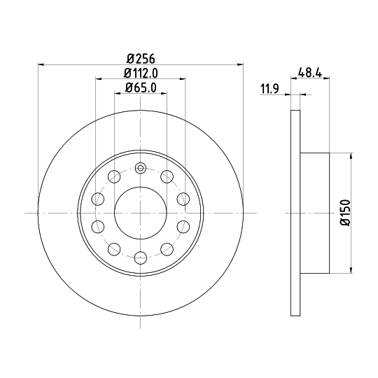 8DD 355 109-641 - Piduriketas 