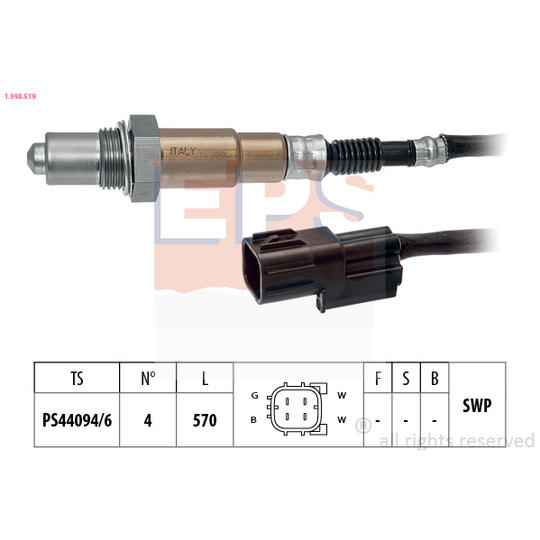 1.998.519 - Lambda Sensor 