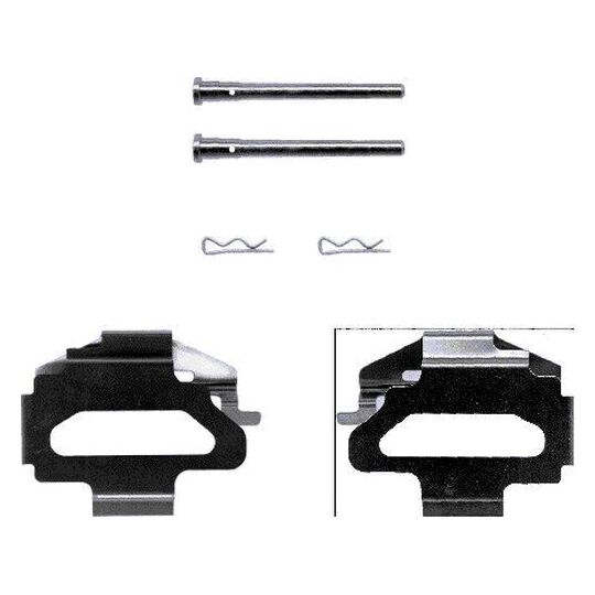 8DZ 355 202-381 - Accessory Kit, disc brake pad 