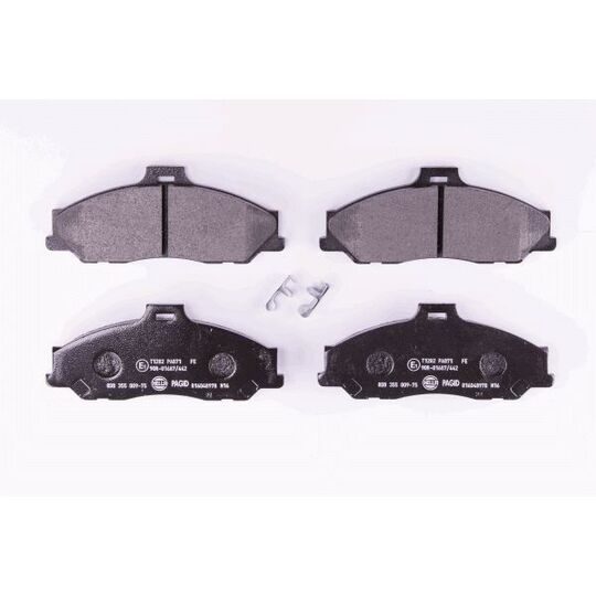 8DB 355 009-751 - Brake Pad Set, disc brake 