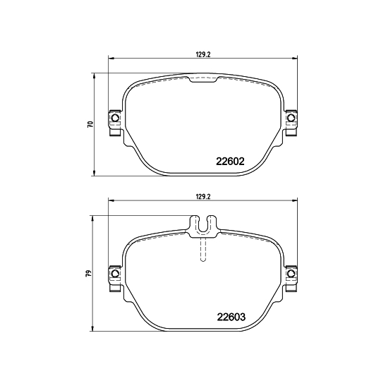 8DB 355 039-221 - Brake Pad Set, disc brake 