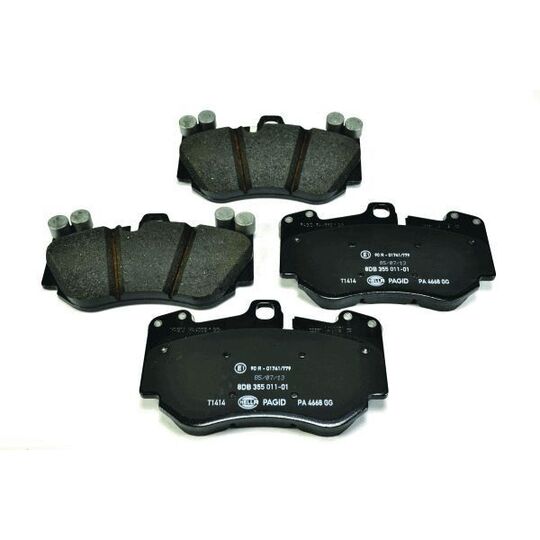 8DB 355 011-011 - Brake Pad Set, disc brake 