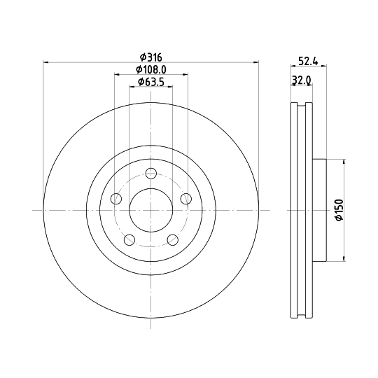 8DD 355 126-701 - Brake Disc 