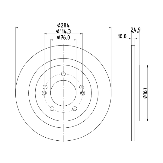 8DD 355 118-231 - Bromsskiva 