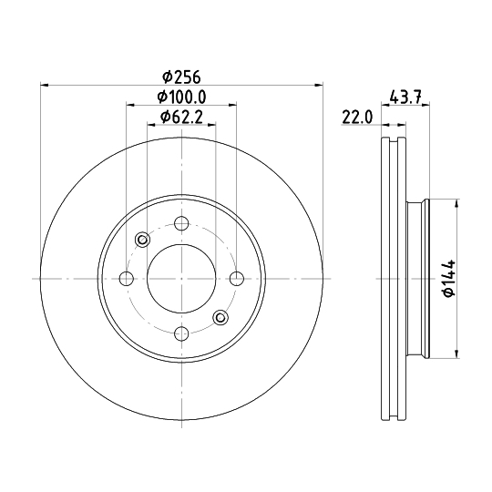 8DD 355 132-081 - Brake Disc 