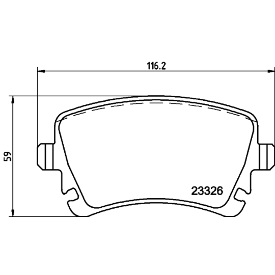 8DB 355 011-641 - Piduriklotsi komplekt,ketaspidur 