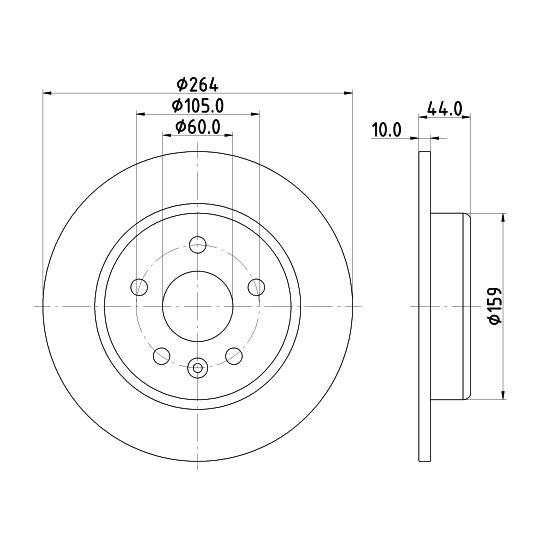 8DD 355 122-751 - Brake Disc 