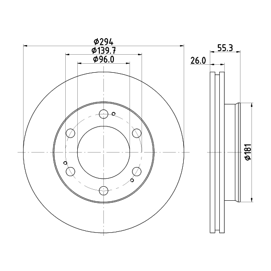 8DD 355 117-161 - Bromsskiva 