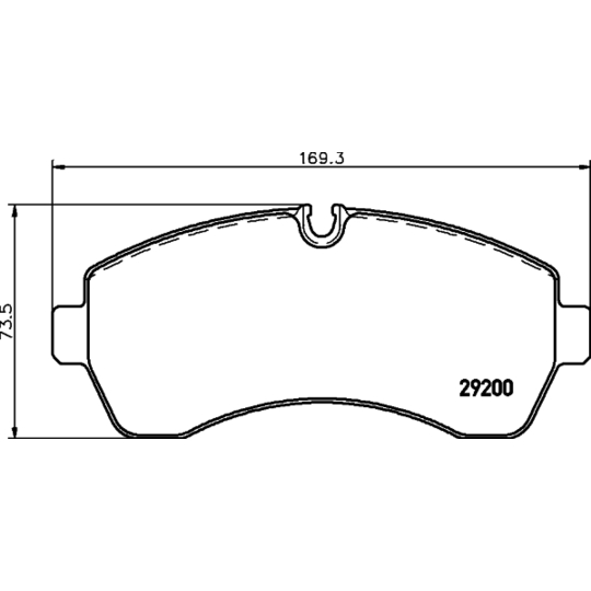 8DB 355 005-531 - Brake Pad Set, disc brake 