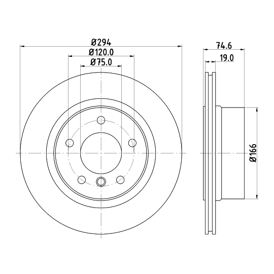 8DD 355 128-511 - Brake Disc 