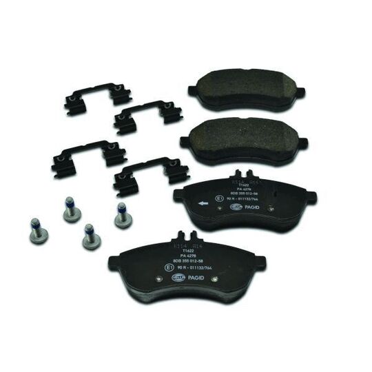 8DB 355 012-581 - Brake Pad Set, disc brake 