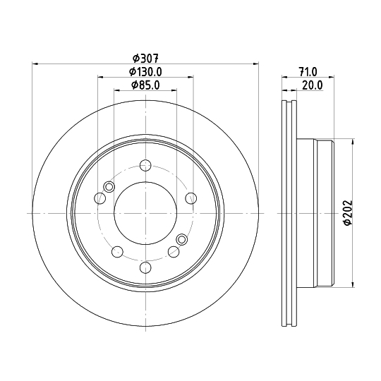 8DD 355 122-211 - Brake Disc 