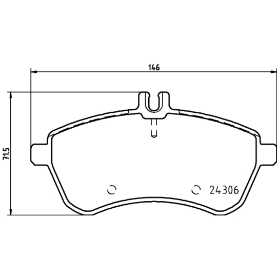 8DB 355 012-581 - Brake Pad Set, disc brake 