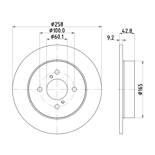 8DD 355 122-521 - Brake Disc 