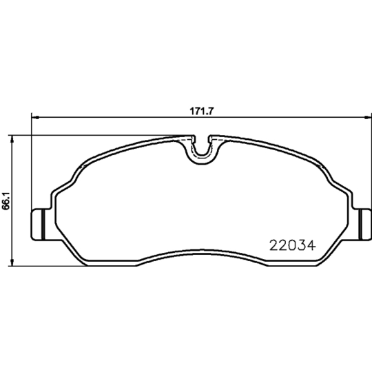 8DB 355 021-571 - Piduriklotsi komplekt,ketaspidur 