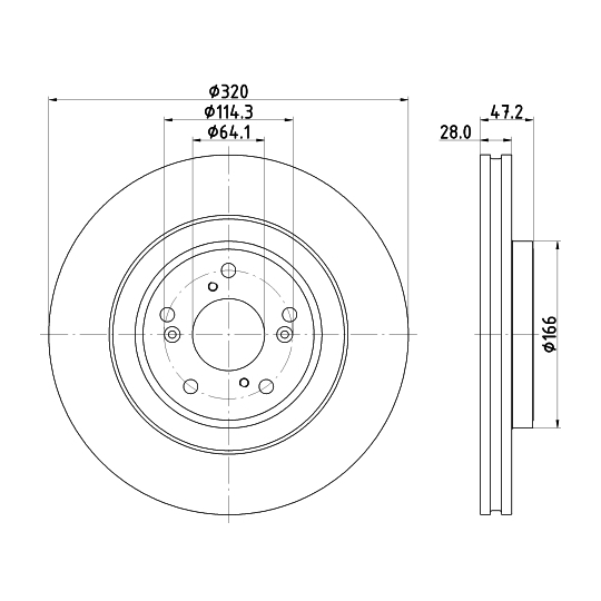 8DD 355 132-241 - Brake Disc 