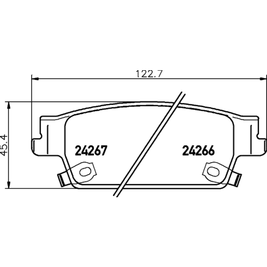 8DB 355 012-231 - Brake Pad Set, disc brake 