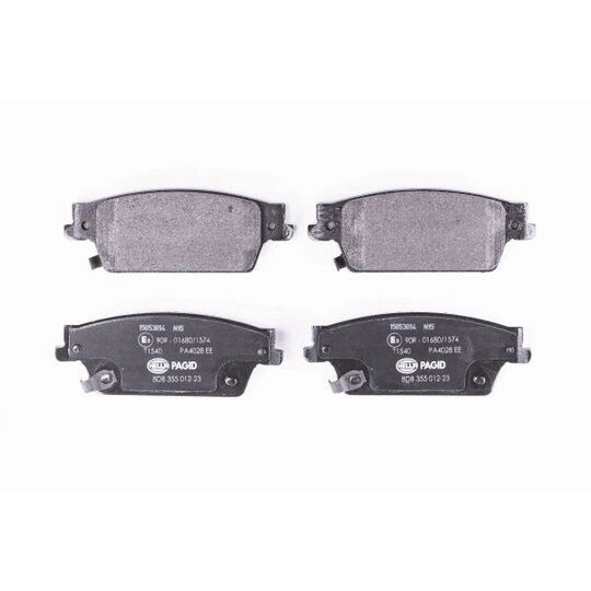 8DB 355 012-231 - Brake Pad Set, disc brake 