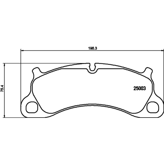 8DB 355 019-731 - Brake Pad Set, disc brake 