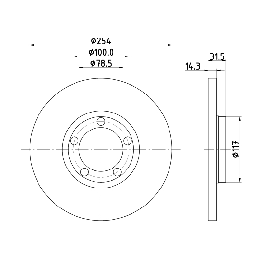 8DD 355 101-401 - Brake Disc 