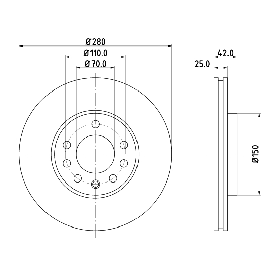 8DD 355 106-071 - Brake Disc 