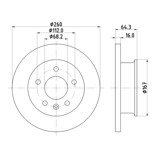 8DD 355 102-621 - Brake Disc 