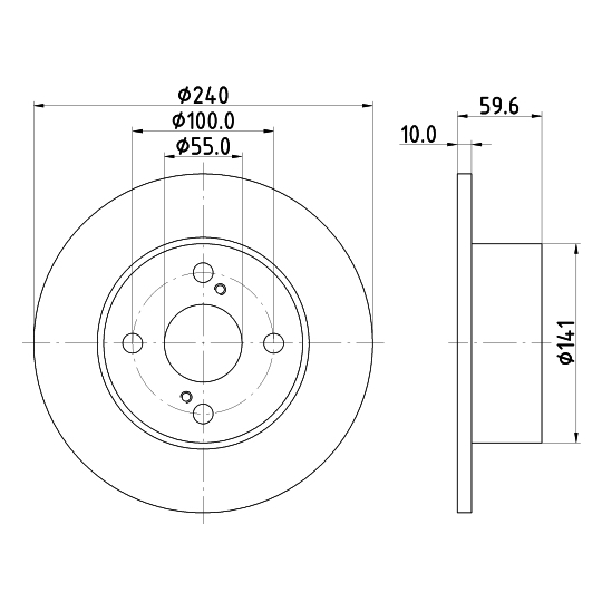 8DD 355 111-711 - Brake Disc 