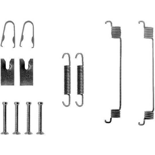 8DZ 355 200-581 - Accessory Kit, brake shoes 