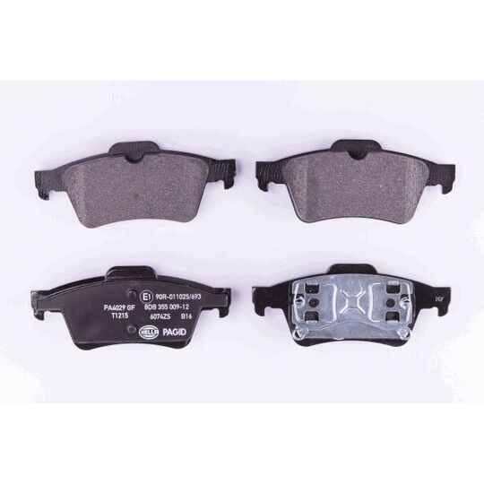 8DB 355 009-121 - Brake Pad Set, disc brake 