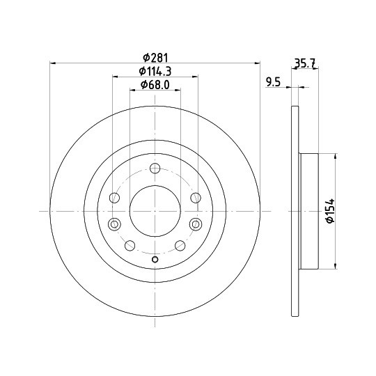 8DD 355 126-711 - Brake Disc 