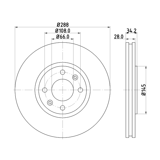 8DD 355 107-841 - Brake Disc 