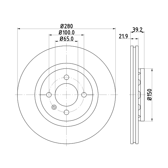 8DD 355 101-831 - Brake Disc 