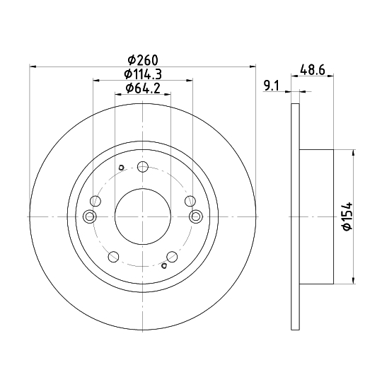 8DD 355 117-091 - Jarrulevy 