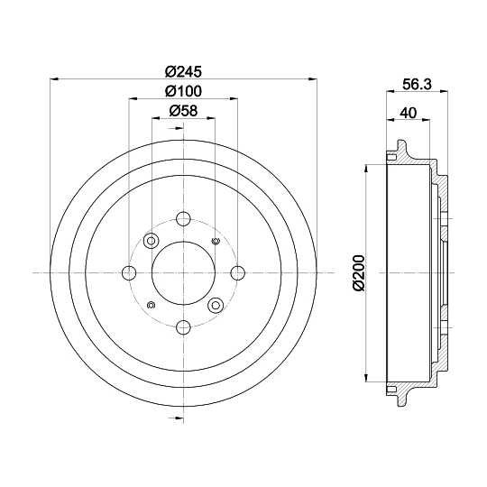 8DT 355 300-571 - Piduritrummel 