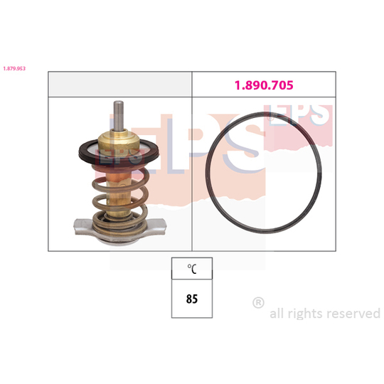 1.879.953 - Termostat, kylvätska 