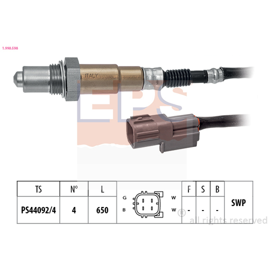 1.998.598 - Lambda Sensor 