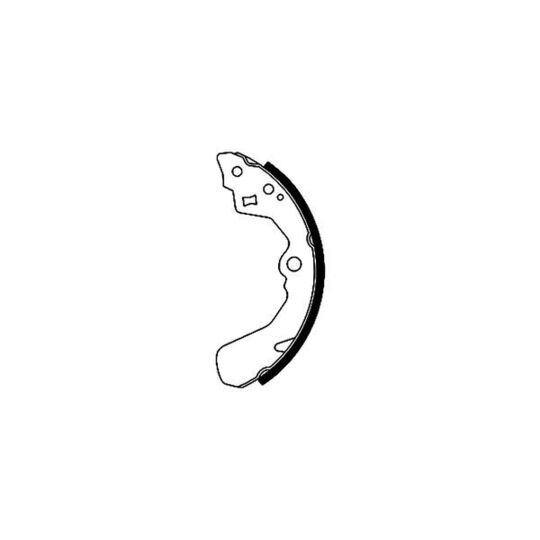 8DB 355 001-141 - Brake Shoe Set 