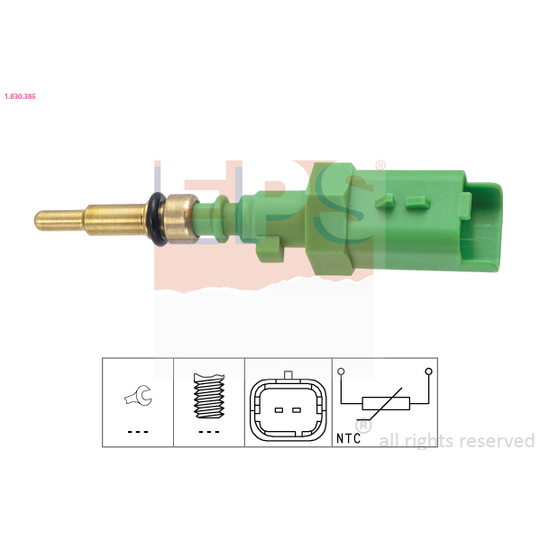 1.830.385 - Sensor, kylmedietemperatur 