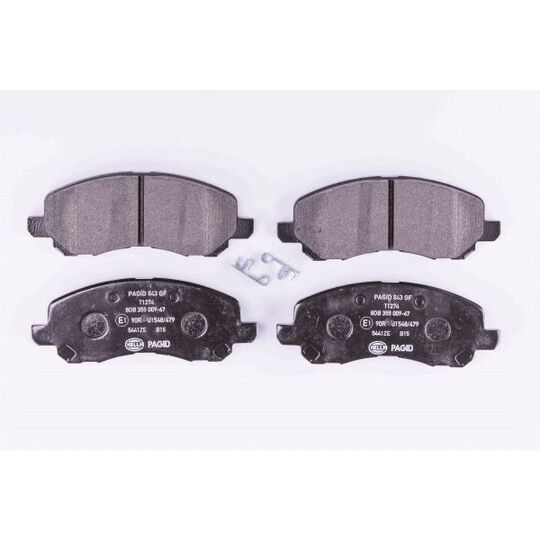 8DB 355 009-671 - Brake Pad Set, disc brake 