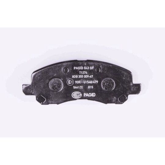 8DB 355 009-671 - Brake Pad Set, disc brake 