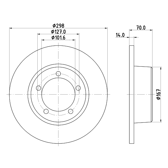 8DD 355 101-591 - Brake Disc 