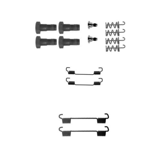 8DZ 355 201-741 - Tillbehörssats, bromsbackar, parkeringsbroms 
