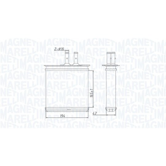 350218493000 - Heat Exchanger, interior heating 