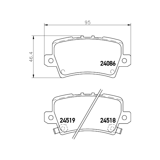 8DB 355 006-751 - Brake Pad Set, disc brake 